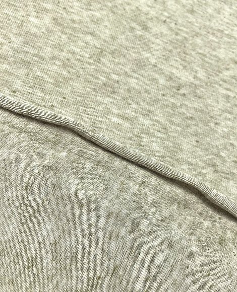 Трикотаж тонкий меланж бл.зеленый