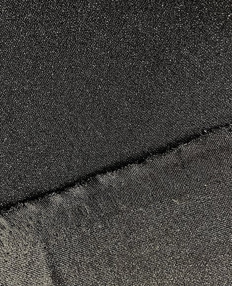 Трикотаж люрекс черн\черный